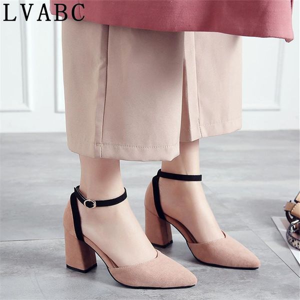 dress shoes lvabc 2021 women pumps sweet style fashion square high heels size 32-46 shallow slip on pointed toe, Black
dress shoes lvabc 2021 women pumps sweet style fashion square high heels size 32-46 shallow slip on pointed toe, Black