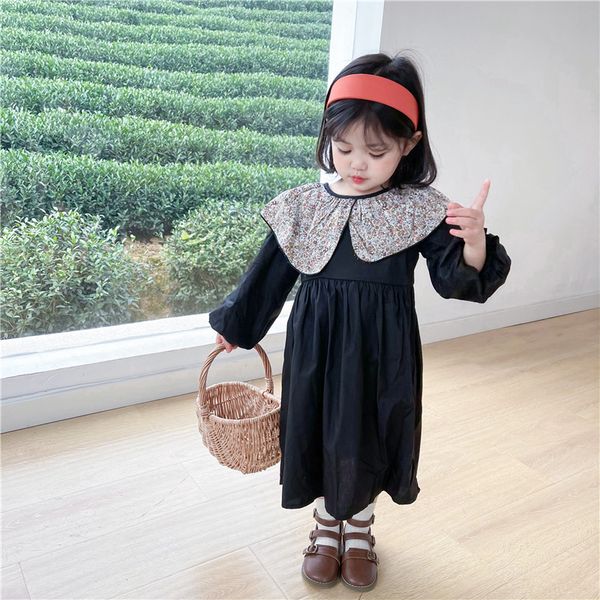 wholesale 2021 new spring girls dresses floral peter pan collar lantern sleeves cute style princess dresses girl clothes e5028, Red;yellow
wholesale 2021 new spring girls dresses floral peter pan collar lantern sleeves cute style princess dresses girl clothes e5028, Red;yellow