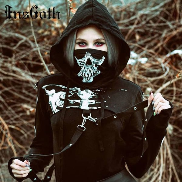 insgoth women hoodie gothic punk hoolow out strapped skeleton print mask fashion streetwear female black hooded cropped y200608
insgoth women hoodie gothic punk hoolow out strapped skeleton print mask fashion streetwear female black hooded cropped y200608