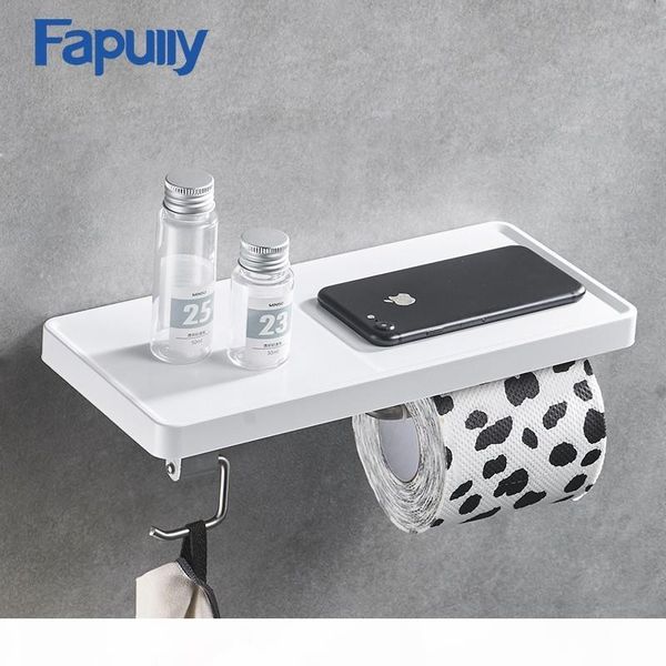 fapully wall mounted toilet paper holder stainless steel single rolls paper stand wall holder bathroom white abs shelf g163-04wn
fapully wall mounted toilet paper holder stainless steel single rolls paper stand wall holder bathroom white abs shelf g163-04wn