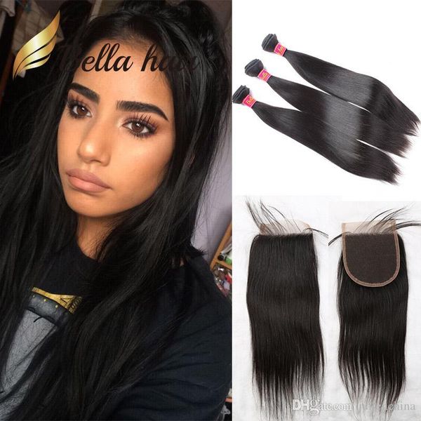 4pcs lot brazilian straight virgin hair with closure natural human hair weaves indian straight bundles with closure middle 3 part, Black;brown
4pcs lot brazilian straight virgin hair with closure natural human hair weaves indian straight bundles with closure middle 3 part, Black;brown