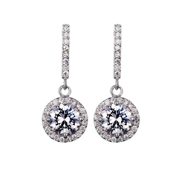 bettyue brand charm luxury crystal fashion design white cubic zircon round jewelry stud earrings for women wedding party gift, Golden;silver
bettyue brand charm luxury crystal fashion design white cubic zircon round jewelry stud earrings for women wedding party gift, Golden;silver