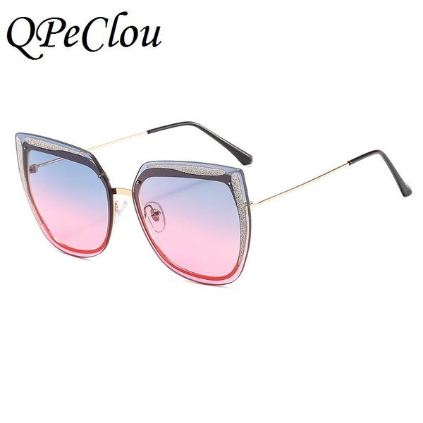 qpeclou 2020 new luxury shining cat eye sunglasses women brand designer vintage metal rimless sun glasses ladies colorful shades, White;black
qpeclou 2020 new luxury shining cat eye sunglasses women brand designer vintage metal rimless sun glasses ladies colorful shades, White;black