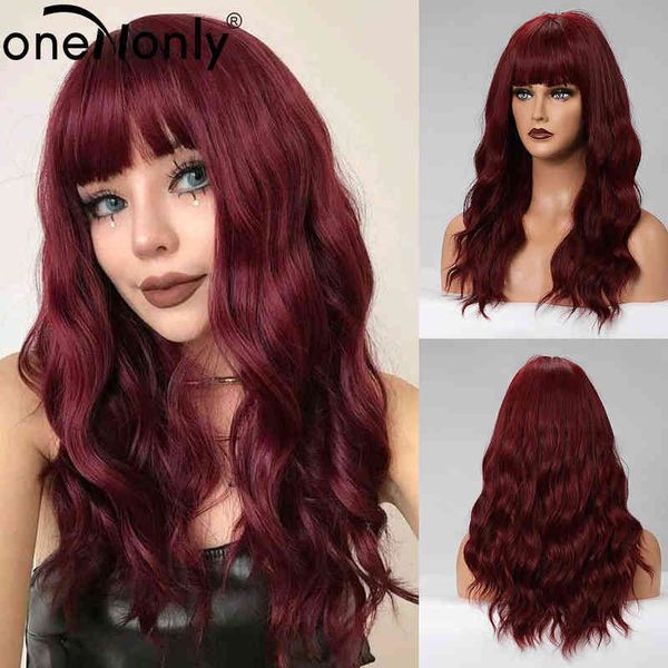hair onenonly wavy dark red long women's with bangs cosplay lolita halloween natural heat resistan 220301, Black;brown
hair onenonly wavy dark red long women's with bangs cosplay lolita halloween natural heat resistan 220301, Black;brown