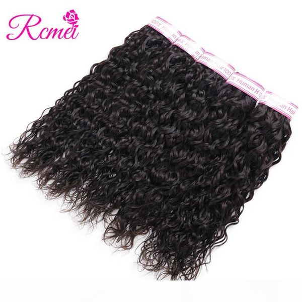 rcmei peruvian water wave 5 bundles 100% human hair weave bundles deals 8-28 inch natural color remy thick hair extensions can be dyed, Black
rcmei peruvian water wave 5 bundles 100% human hair weave bundles deals 8-28 inch natural color remy thick hair extensions can be dyed, Black