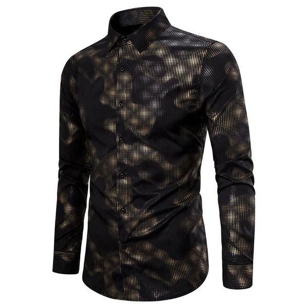 men's casual shirts ys101 spring style foreign trade long-sleeved shirt digital bronzing printed elasticity men long sleeve, White;black
men's casual shirts ys101 spring style foreign trade long-sleeved shirt digital bronzing printed elasticity men long sleeve, White;black