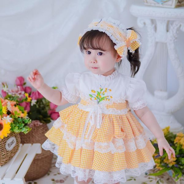 baby girl summer lace embroidery vintage gown spanish lolita princess dress for girls birthday easter party causal dress y3017 t200709, Red;yellow
baby girl summer lace embroidery vintage gown spanish lolita princess dress for girls birthday easter party causal dress y3017 t200709, Red;yellow