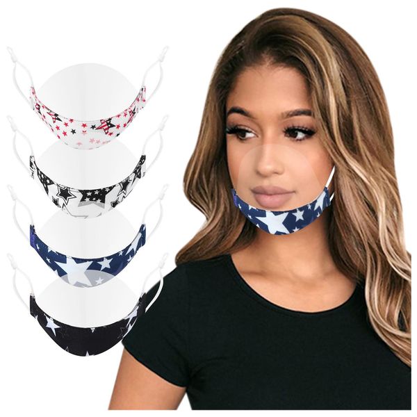 fast delivery headband 1pc adults restaurant canteen mask clear visible breathable prints chin mask masque de protection bbytey
fast delivery headband 1pc adults restaurant canteen mask clear visible breathable prints chin mask masque de protection bbytey