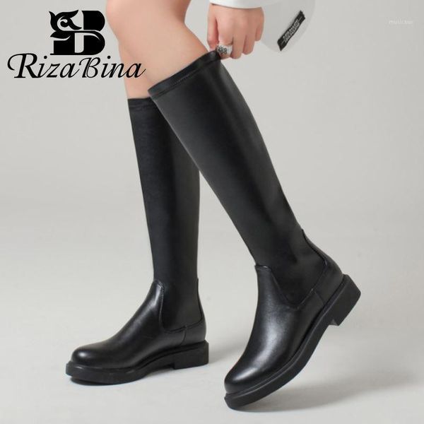 rizabina women knee high boots flat heel round toe women winter long boots fashion shoes footwear size 32-431, Black
rizabina women knee high boots flat heel round toe women winter long boots fashion shoes footwear size 32-431, Black