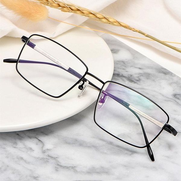 yamaruili business glasses frame men's pure titanium frame glasses fashion simple optical prescription men 10451, Black
yamaruili business glasses frame men's pure titanium frame glasses fashion simple optical prescription men 10451, Black