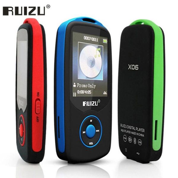 

& mp4 players ruizu x06 mp3 player bluetooth 4gb/ 8gb tft 1.8inch lcd screen lossless voice recorder fm hifi mini sports music