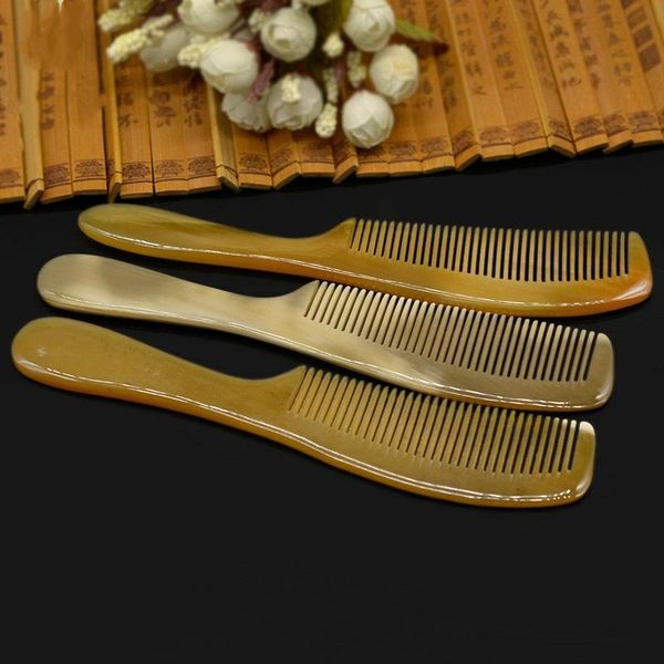 hair brushes horn long tail antistatic thin comb natural yak anti static women and men g1125, Silver
hair brushes horn long tail antistatic thin comb natural yak anti static women and men g1125, Silver