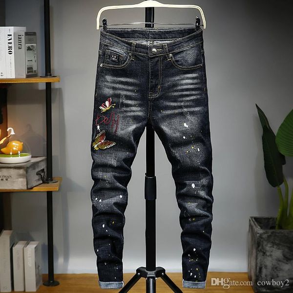2021 new brand fashion luxury designer men's jeans balman square jeans motorcycle rider black high waist tight straight tube men's, Blue
2021 new brand fashion luxury designer men's jeans balman square jeans motorcycle rider black high waist tight straight tube men's, Blue