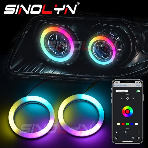 sinolyn rgb angel eyes led cotton dynamic sequential flowing bluetooth automotive goods halo ring car accessories 80/90/95/100mm
sinolyn rgb angel eyes led cotton dynamic sequential flowing bluetooth automotive goods halo ring car accessories 80/90/95/100mm