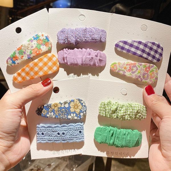 hair accessories 2 pcs/set children cute colorful plaid floral ornament clips girl lovely water drop barrettes hairpins kid, Slivery;white
hair accessories 2 pcs/set children cute colorful plaid floral ornament clips girl lovely water drop barrettes hairpins kid, Slivery;white
