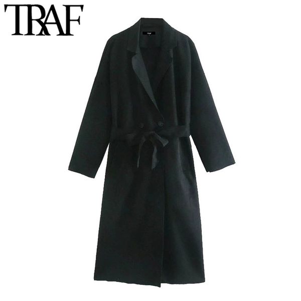traf women fashion with belt faux suede trench coat vintage long sleeve side pockets female outerwear chic overcoat 201031, Tan;black
traf women fashion with belt faux suede trench coat vintage long sleeve side pockets female outerwear chic overcoat 201031, Tan;black