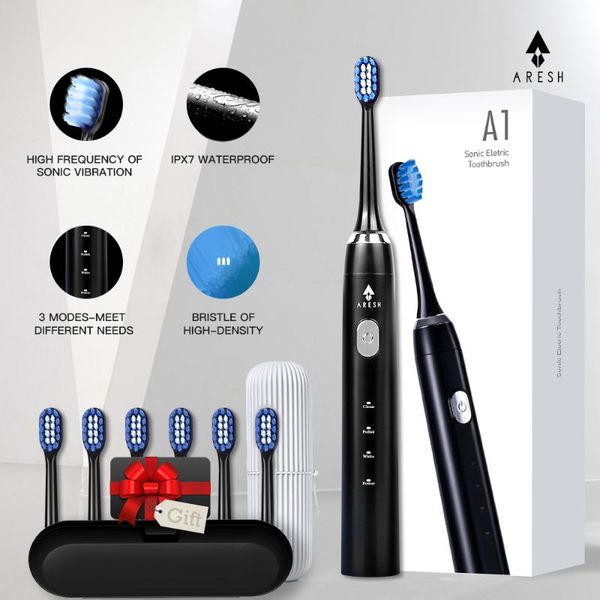 smart electric toothbrush aresh a1 rechargeable sonic 3 mode timer ipx7 waterproof automatic ultrasonic brush
smart electric toothbrush aresh a1 rechargeable sonic 3 mode timer ipx7 waterproof automatic ultrasonic brush