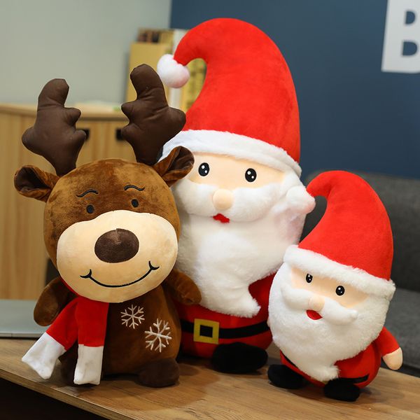 1pc 22-60cm cartoon santa claus & christmas elk plush toys stuffed soft dolls baby children kids xmas decoration q1215
1pc 22-60cm cartoon santa claus & christmas elk plush toys stuffed soft dolls baby children kids xmas decoration q1215
