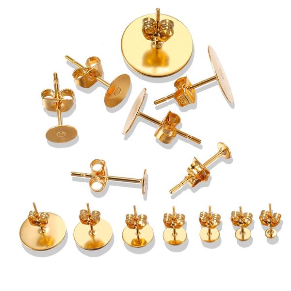20pcs/lot 5 6 8 10 12mm gold stainless steel stud earring back spacer with earring plug findings for diy jewelry making supplies bbydmk
20pcs/lot 5 6 8 10 12mm gold stainless steel stud earring back spacer with earring plug findings for diy jewelry making supplies bbydmk