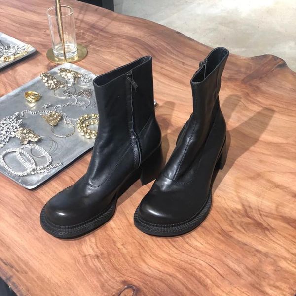 boots women roundtoe high heels motorcycle pu leather england womens ankle brand designer heel1, Black
boots women roundtoe high heels motorcycle pu leather england womens ankle brand designer heel1, Black