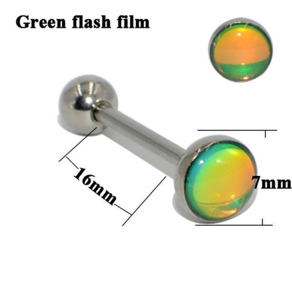 1pc 316l surgical steel tongue barbell ring flash film bling bling tongue barbell rings 14g fashion piercing body jewelry q jllhym, Silver
1pc 316l surgical steel tongue barbell ring flash film bling bling tongue barbell rings 14g fashion piercing body jewelry q jllhym, Silver