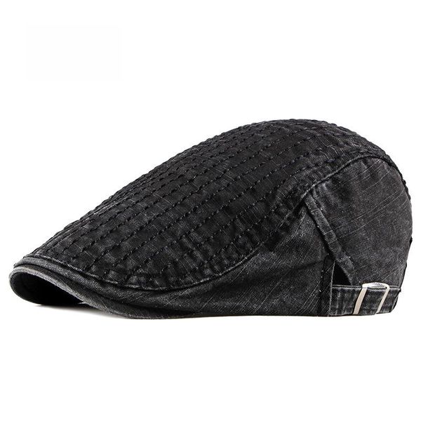 berets 100% cotton men cap hat women ivy sboy flat adjustable solid plain beret sun 099, Blue;gray
berets 100% cotton men cap hat women ivy sboy flat adjustable solid plain beret sun 099, Blue;gray