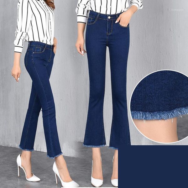 new arrival summerslim girl high waisted long pants fashion blue super large women tassel trumpet nine jeans size 26-38 401
new arrival summerslim girl high waisted long pants fashion blue super large women tassel trumpet nine jeans size 26-38 401