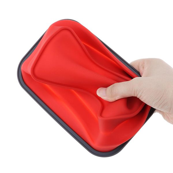 500 мл портативный прямоугольник силиконовой масштабируемой складной для ланда bento коробка с силиконовой уплотнительной вилкой для 40230 с 
500 мл портативный прямоугольник силиконовой масштабируемой складной для ланда bento коробка с силиконовой уплотнительной вилкой для 40230 с