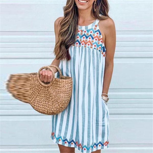 casual dresses la cisne summer style blue striped round neck loose large size pocket sleeveless knee-length dress women, Black;gray
casual dresses la cisne summer style blue striped round neck loose large size pocket sleeveless knee-length dress women, Black;gray