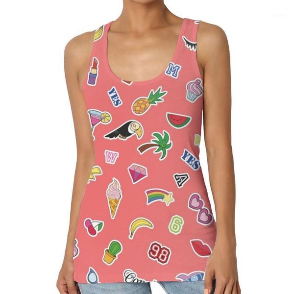 noisydesigns fashion summer women's t-shirts pineapple fruit ice cream casual vest sleeveless o neck shirts female tees1, White
noisydesigns fashion summer women's t-shirts pineapple fruit ice cream casual vest sleeveless o neck shirts female tees1, White