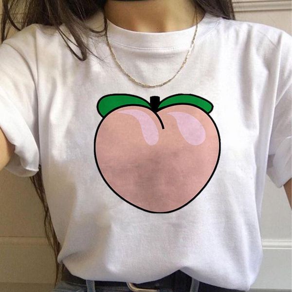 новый забавный персик print женщины женская футболка летом harajuku с коротким рукавом белые футболки мультфильм вскользь женщина топы одежд, White
новый забавный персик print женщины женская футболка летом harajuku с коротким рукавом белые футболки мультфильм вскользь женщина топы одежд, White