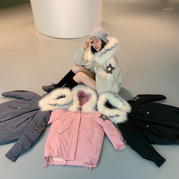 2019 new arrival fashion women winter jacket cotton padded warm thicken ladies all-match parka womens jackets with fur collar1, Black
2019 new arrival fashion women winter jacket cotton padded warm thicken ladies all-match parka womens jackets with fur collar1, Black