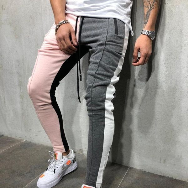 mens slim fit sweatpants drawstring striped track pants color block patchwork jogging pant sports hip hop trousers casual pants1, Black
mens slim fit sweatpants drawstring striped track pants color block patchwork jogging pant sports hip hop trousers casual pants1, Black