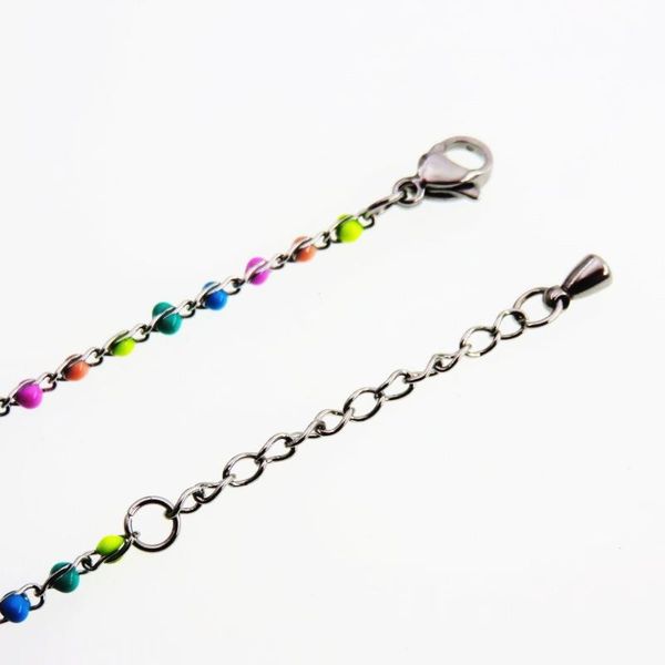 2mm handmade colorful sweet candy resin beads chain necklace for women fashion lady jewelry, Silver
2mm handmade colorful sweet candy resin beads chain necklace for women fashion lady jewelry, Silver