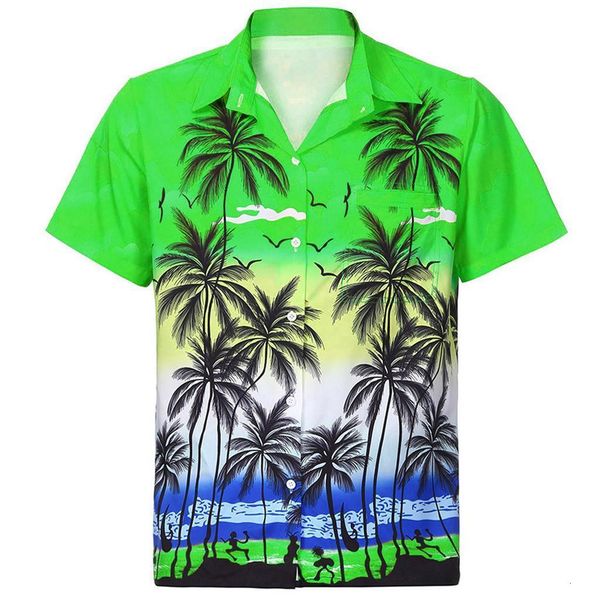 shirt men hawaiian style shirt short sleeve front-pocket beach floral printed turn down collar blouse shirts for men, White;black
shirt men hawaiian style shirt short sleeve front-pocket beach floral printed turn down collar blouse shirts for men, White;black