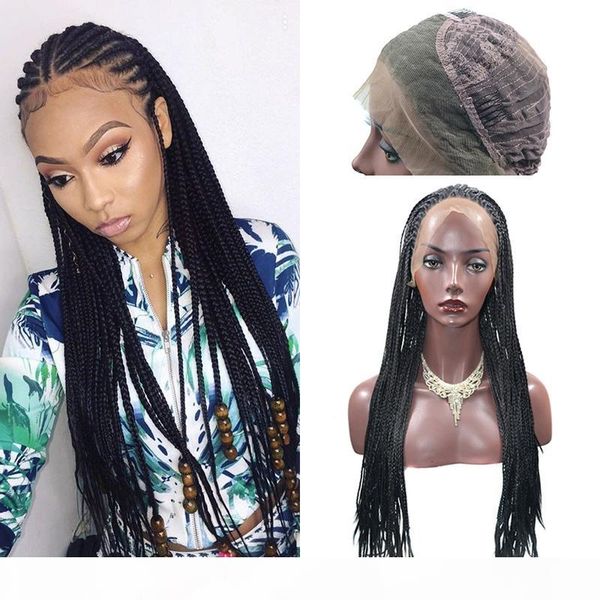 finest twist braiding hair lace front wigs braided synthetic hair wigs thick braided synthetic twist wigs for africa american, Black
finest twist braiding hair lace front wigs braided synthetic hair wigs thick braided synthetic twist wigs for africa american, Black