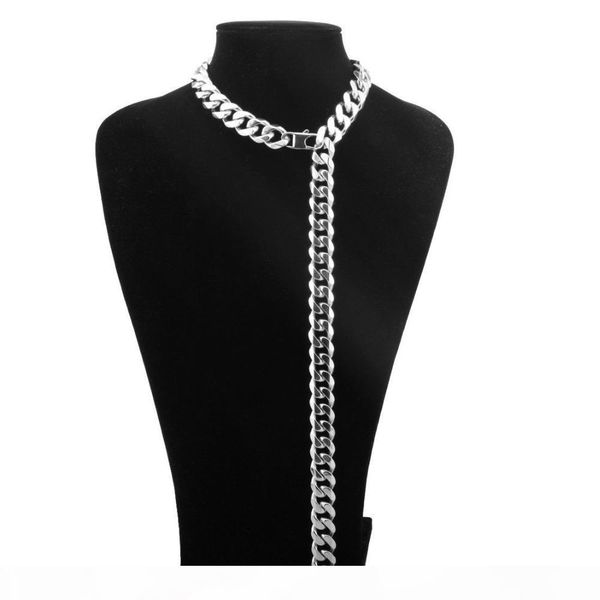 men hip hop chains necklaces stainless steel xxxtentacion style miami cuban chain necklace male hiphop jewelry gift, Silver
men hip hop chains necklaces stainless steel xxxtentacion style miami cuban chain necklace male hiphop jewelry gift, Silver
