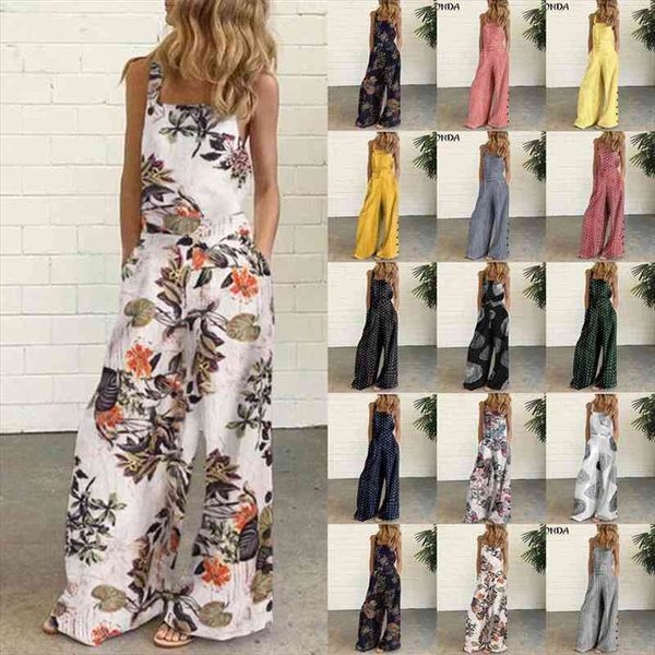Fashion Jumpsuits Women Overalls Floral Print Trousers Female Wide Leg Pants Long Holiday Summer Overalls Plus Size Rompers, White
Fashion Jumpsuits Women Overalls Floral Print Trousers Female Wide Leg Pants Long Holiday Summer Overalls Plus Size Rompers, White