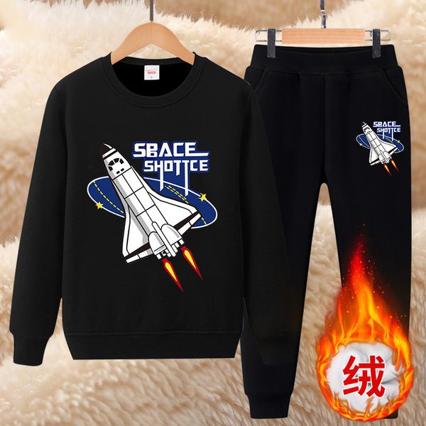2020 new plush suit autumn and winter boys' sweater pants one piece cashmere children's wear, White
2020 new plush suit autumn and winter boys' sweater pants one piece cashmere children's wear, White