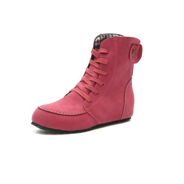 female autumn and winterretro flat women's shoesfashion ankle bootslace up women's bootscasual shoesplus size martin boots, Black
female autumn and winterretro flat women's shoesfashion ankle bootslace up women's bootscasual shoesplus size martin boots, Black