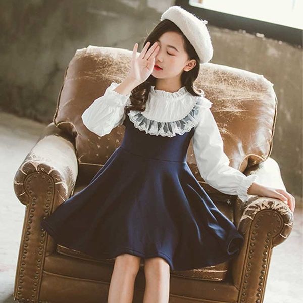 school 2020 new spring girls clothing dress baby casual dress kids patchwork fall clothes children long sleeve dress blue white lj200923, Red;yellow
school 2020 new spring girls clothing dress baby casual dress kids patchwork fall clothes children long sleeve dress blue white lj200923, Red;yellow