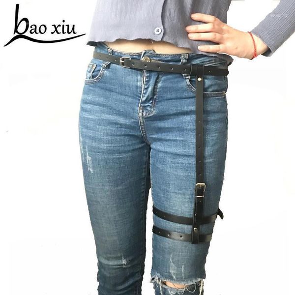 2020 women punk rave rock leather belt for stocking bondage harness harajuku gothic femme leg ring body straps belts1, Black;brown
2020 women punk rave rock leather belt for stocking bondage harness harajuku gothic femme leg ring body straps belts1, Black;brown