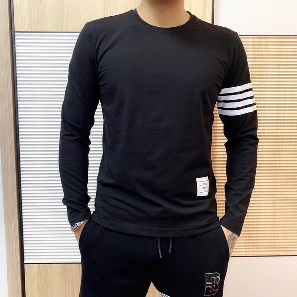 2020 new long sleeve spring autumn harajuku tshirt men's t-shirt sets o-neck solid polyester black white t shirt men tee, White;black
2020 new long sleeve spring autumn harajuku tshirt men's t-shirt sets o-neck solid polyester black white t shirt men tee, White;black