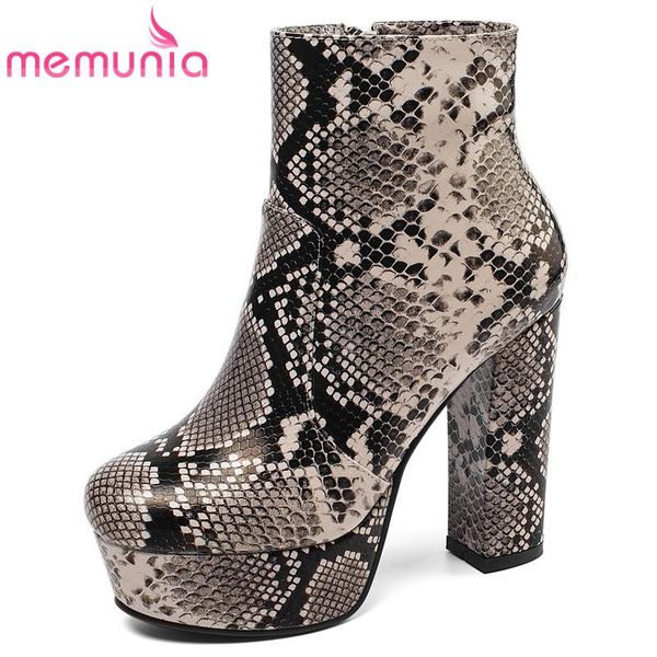 boots memunia 2021 snake printing ankle zip high heel autumn winter shoes platform fashion women, Black
boots memunia 2021 snake printing ankle zip high heel autumn winter shoes platform fashion women, Black
