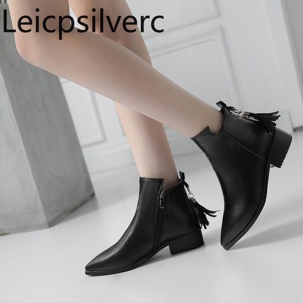 boots boots новая осень и зимняя мода заостренный кисточкой молния с низким содержанием каблуки короткие трубки женские туфли плюс размер 32, Black
boots boots новая осень и зимняя мода заостренный кисточкой молния с низким содержанием каблуки короткие трубки женские туфли плюс размер 32, Black