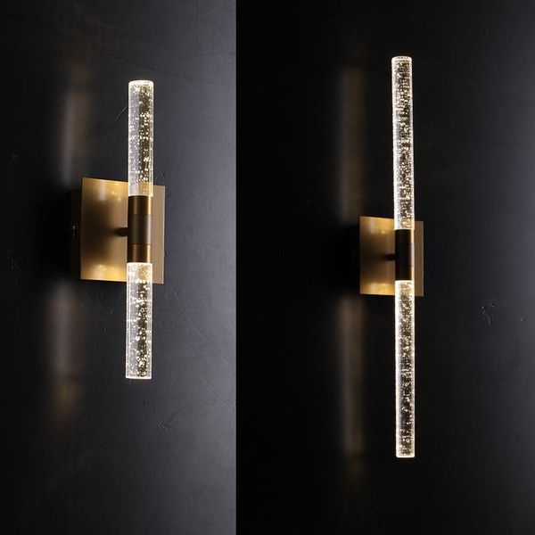 wall lamp modern led bubble crystal restaurant bedside champagne gold gloss light fixture bathroom 110-240v
wall lamp modern led bubble crystal restaurant bedside champagne gold gloss light fixture bathroom 110-240v