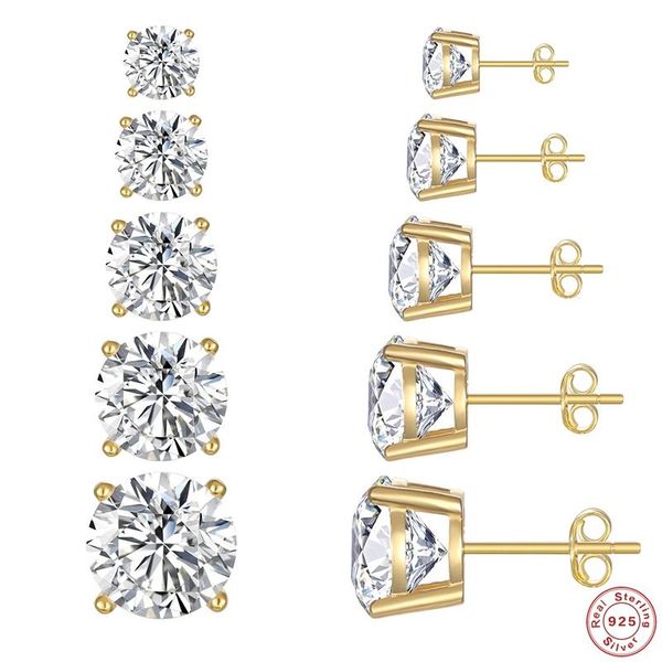 925 sterling silver bling crystal piercing stud earrings for woman lovers' couple puncture pendientes ladies earing 2021 jewelry, Golden;silver
925 sterling silver bling crystal piercing stud earrings for woman lovers' couple puncture pendientes ladies earing 2021 jewelry, Golden;silver
