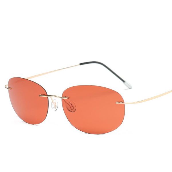 classic flexible light titanium alloy oval rimless sunglasses man women night yellow polarized driving glasses gold blue mirror, White;black
classic flexible light titanium alloy oval rimless sunglasses man women night yellow polarized driving glasses gold blue mirror, White;black