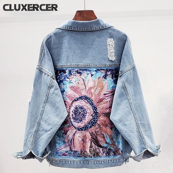 streetwear style print women's denim jacket coat diamonds hole bf jeans outwear female spring autumn casual loose cowboy outwear 201106, Black;brown
streetwear style print women's denim jacket coat diamonds hole bf jeans outwear female spring autumn casual loose cowboy outwear 201106, Black;brown