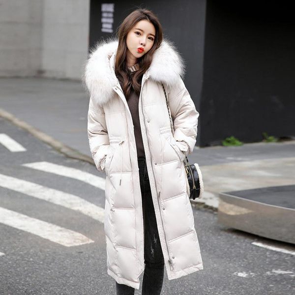 long down jacket in female new winter 2020 han edition to collect waist fashion loose heavy hair thickening coat, Black
long down jacket in female new winter 2020 han edition to collect waist fashion loose heavy hair thickening coat, Black